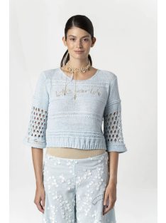 Elisa Cavaletti Kék Horgolt Lover Felső