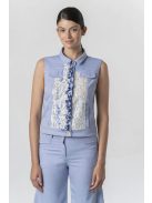 Elisa Cavaletti Kék-Fehér Rena Mellény