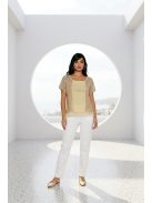 Elisa Cavaletti Beige Flitteres Ined Felső