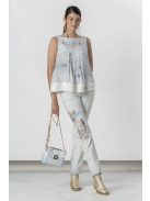 Elisa Cavaletti  Égkék Csipke Mintás Felső