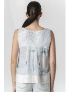 Elisa Cavaletti  Égkék Csipke Mintás Felső