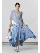 Elisa Cavaletti Világoskék Horgolt Poncsó