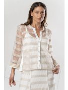 Elisa Cavaletti Hímzett Csipkés Lurex Ing