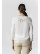 Elisa Cavaletti Fehér-Arany Köves Blúz