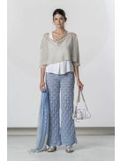 Elisa Cavaletti Púderkék Kötött Nadrág