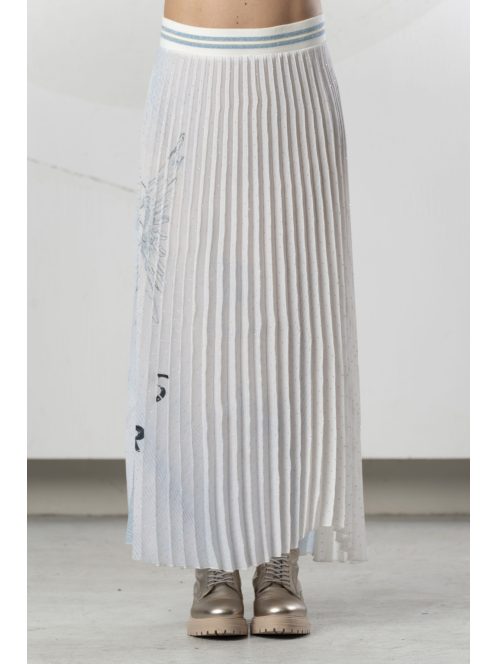 Elisa Cavaletti Fehér Rakott-Köves Szoknya