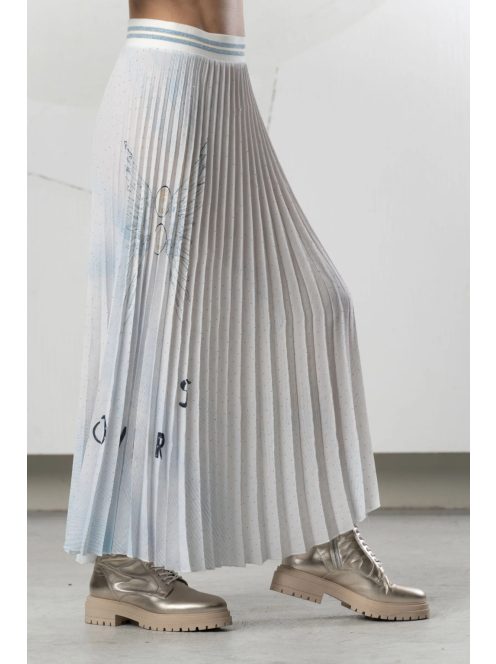 Elisa Cavaletti Fehér Rakott-Köves Szoknya