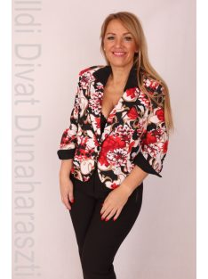 Edina Fekete-Piros Mintás Blézer