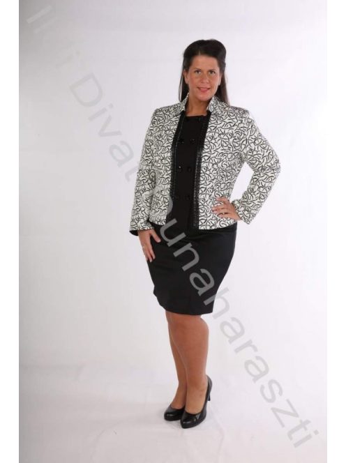 Edina fekete-fehér mintás blézer