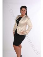 Edina arany anyagában mintás blézer-46