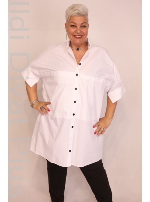 Filosofia Fehér-Hímzett Ingtunika