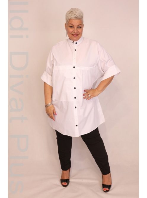 Filosofia Fehér-Hímzett Ingtunika