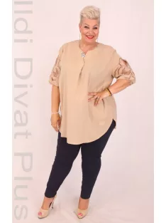 Darkwin Beige Madeirás Ujjú Ing