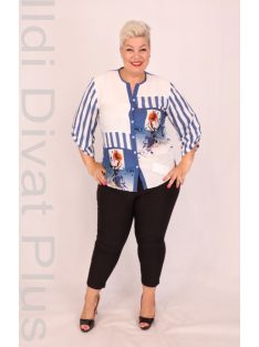 Grandi Kék-Fehér Csíkos Blúz