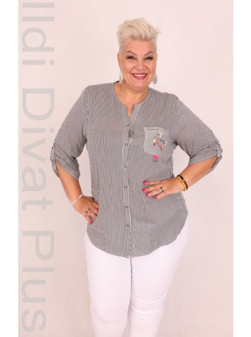 Grandi Csíkos Madárkás ing