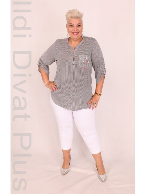 Grandi Csíkos Madárkás ing