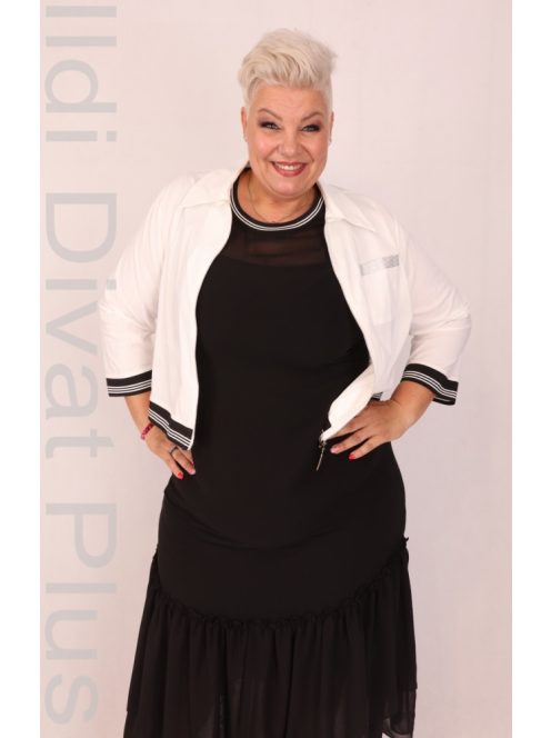 De Whites Fekete-Fehér Ruha + Kabát