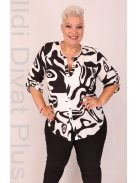 Grandi Fehér-Fekete Mintás Ing