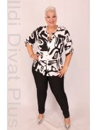 Grandi Fehér-Fekete Mintás Ing