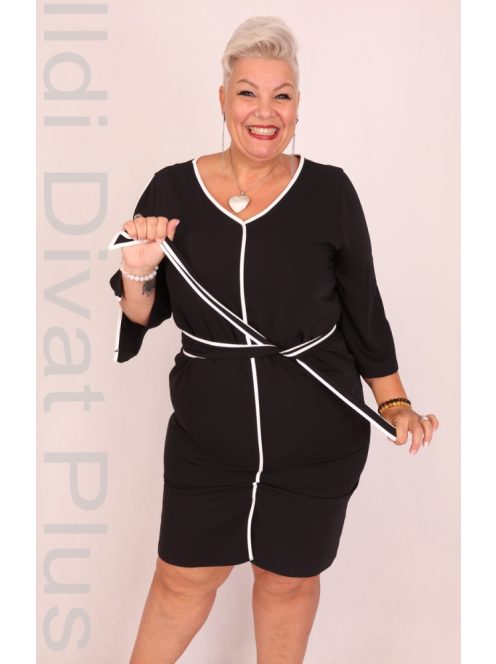 De Withes Fekete-Fehér Ruha+ Öv