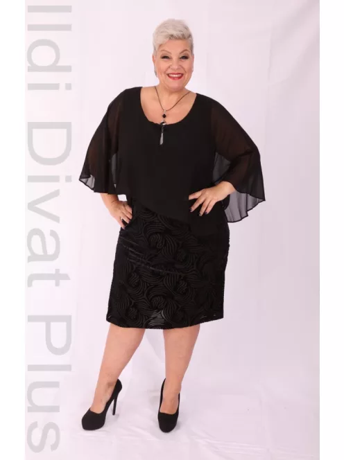 Aida Fekete Muszlinos Ruha-S