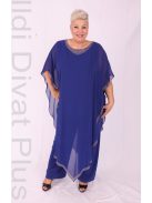 Hesba Királykék Köves Nyakú Overál