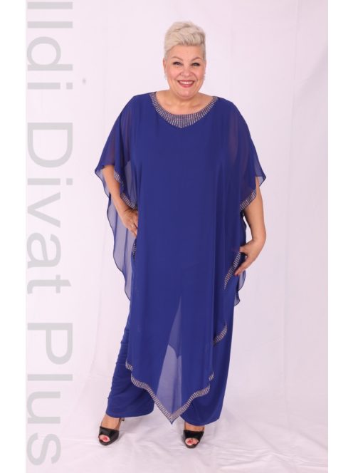 Hesba Királykék Köves Nyakú Overál