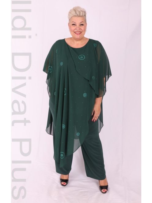 Hesba Smaragd Köves Aszimetrikus Overál