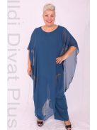 Hesba Tenger-Kék Tollas Overál