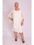 Hesba Fehér Tollas Köves Ruha