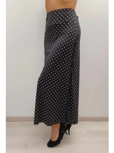 Lyon Fekete-Fehér Pöttyös Maxi Szoknya