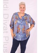 Grandi Kék-Páva Mintás Ing