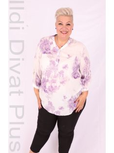 Grandi Fehér-Lila Pálmafa Mintás Ing