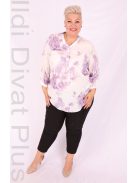 Grandi Fehér-Lila Pálmafa Mintás Ing