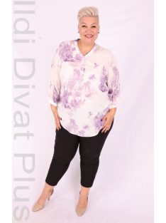 Grandi Fehér-Lila Pálmafa Mintás Ing