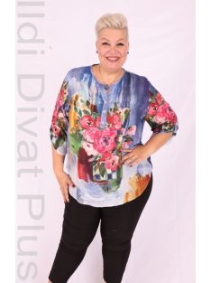 Grandi Kék Színes Virágos Ing