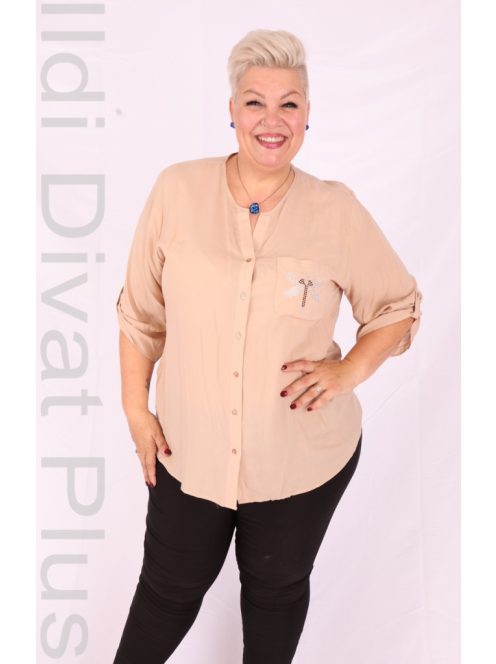 Grandi Beige Szitakötős Ing