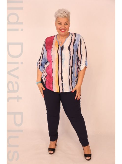 Grandi Színes Csíkos Blúz