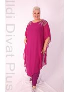 Hesba Lila Vállán Köves Muszlin Overál