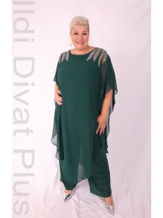 Hesba Smaragd Vállán Köves Muszlin Overál