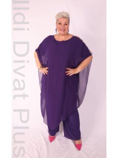 Baroslis Sötét-Lila Muszlin Overál