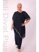 Hesba Sötétkék-Köves Háromrészes Szett