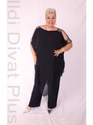 Hesba Sötétkék-Köves Kétrészes Szett