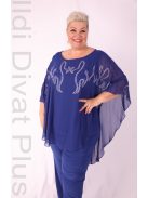 Hesba Királykék-Köves Gyöngyös Kétrészes Szett