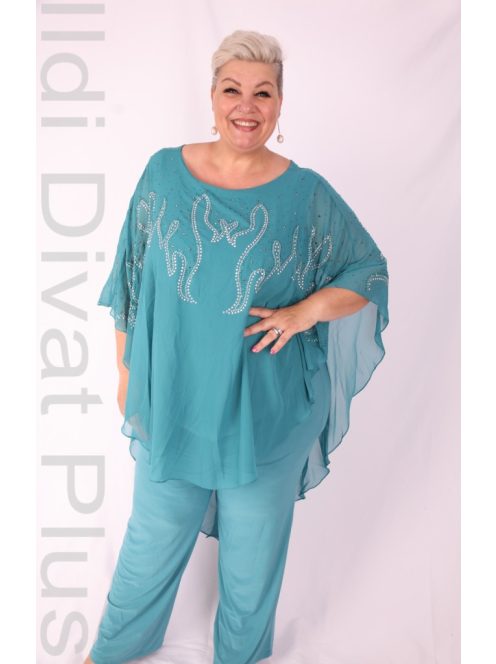 Hesba Türkiz-Köves Gyöngyös Kétrészes Szett