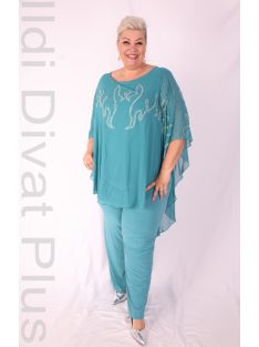 Hesba Türkiz-Köves Gyöngyös Kétrészes Szett