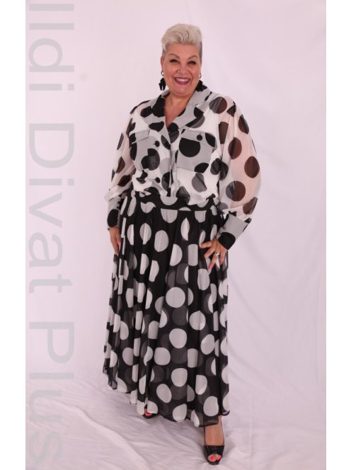 Izar Pöttyös Szoknyás Háromrészes Seztt