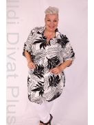 Eseoglu Fehér-Fekete Mintás Ingunika