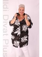 Eseoglu Fekete-Fehér Mintás Ingunika