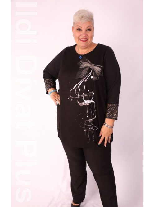 Sinyora Fekete-Ezüst Masnika Tunika